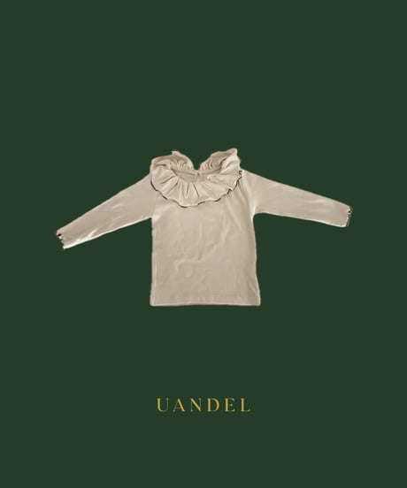 UANDEL - Mellow Collared Tops(Ivory)