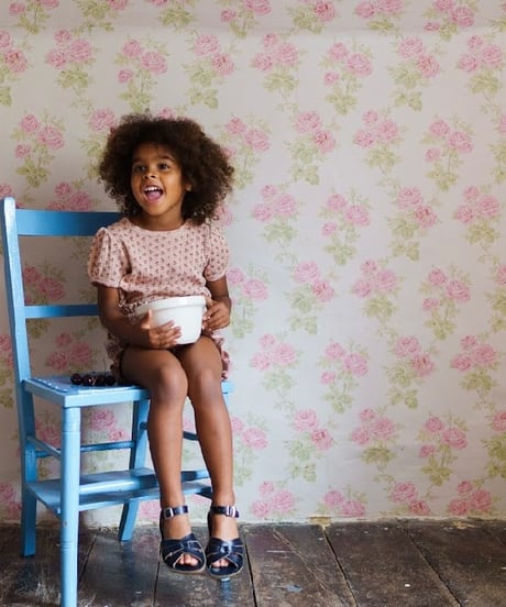 Little Cotton Clothes -  Pointelle T-shirt in Tulip Floral