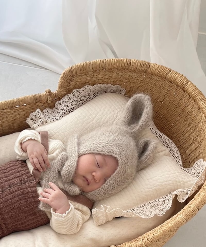 帽子 kiddy stuff 2-4y kiddy stuff mouse hat 2-4y LightBeige