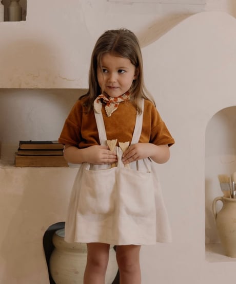 organic zoo - Ceramic White Maker Crossback Skirt送料無料