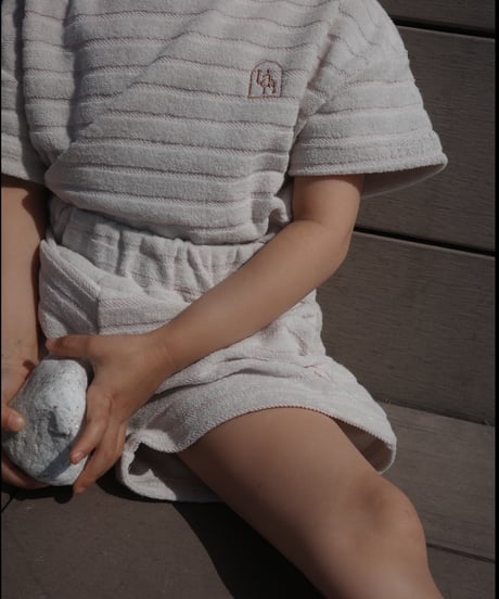 UANDEL - Relaxed Terry shorts (white)