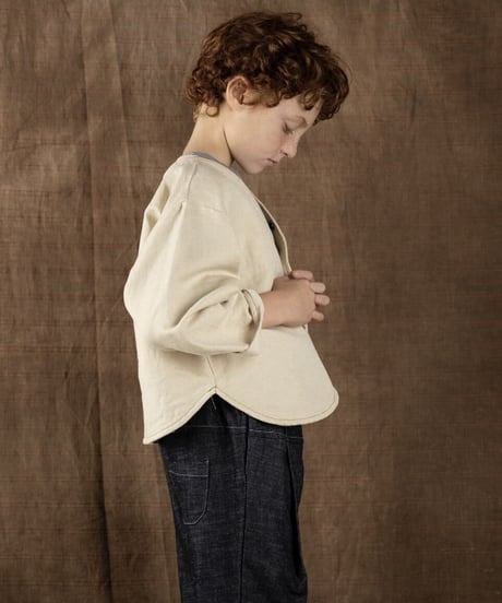 HELLO LUPO - E8 Trousers , high waister (Navy blue denim)