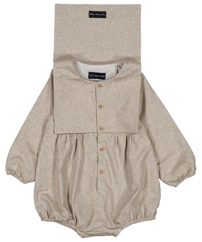 予約販売商品】 Maison Marelle - Romper ALMA- flannel