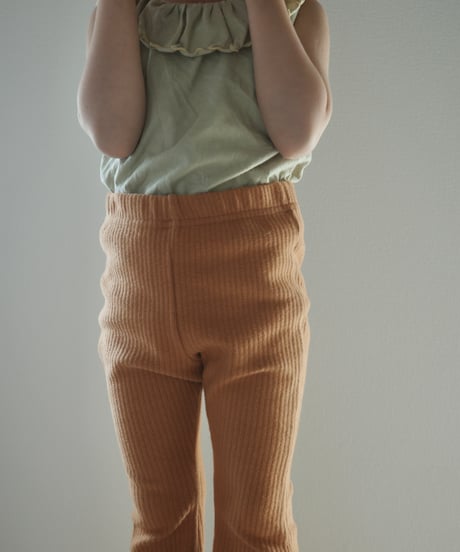【予約商品】UANDEL - mellow collared tank tops(melon yellow)