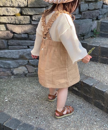 organic zoo - Boat Neck Oat Knitted Top