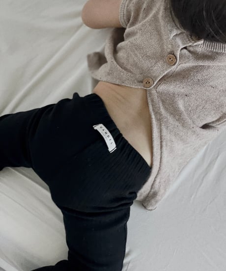 U ANDEL - flare pants (Black)