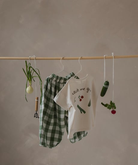 organic zoo - Dill Gingham Resort Pants