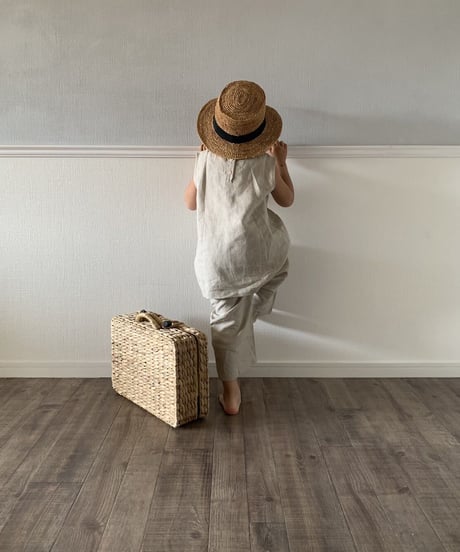 son and daughter - KOA LINEN SETS(Black)