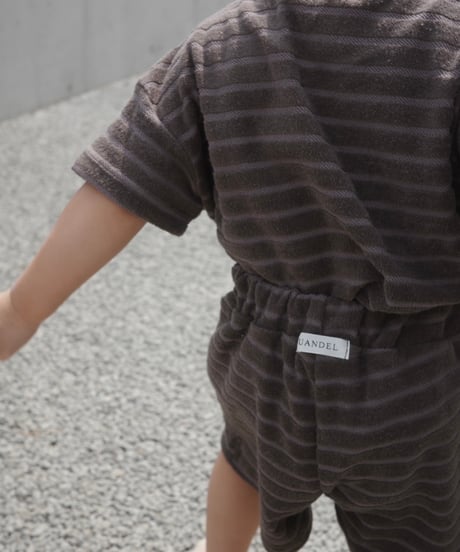 UANDEL - Relaxed Terry T-shirt (dark brown)