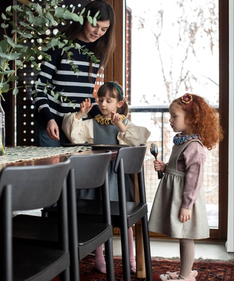 Kalinka - Liana Pinafore Chalk