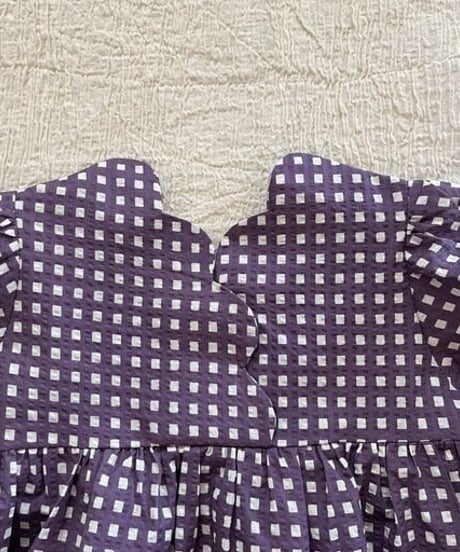 HELLO LUPO - Viola Blouse (Lilac quadri)