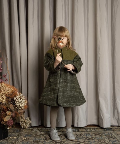 HELLO LUPO - Bell coat / marble green