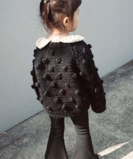 THE BLUEBERRY HILL - Popcorn Cardigan  Black