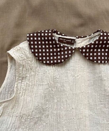 HELLO LUPO - Nico Blouse (White crepe)