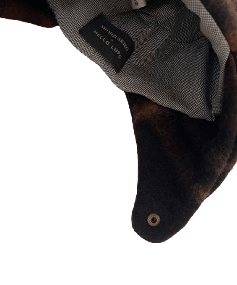 Hello Lupo  hat Chestnut （size M） HELLO LUPO - Tommy Hat - Chestnut | UANDEL