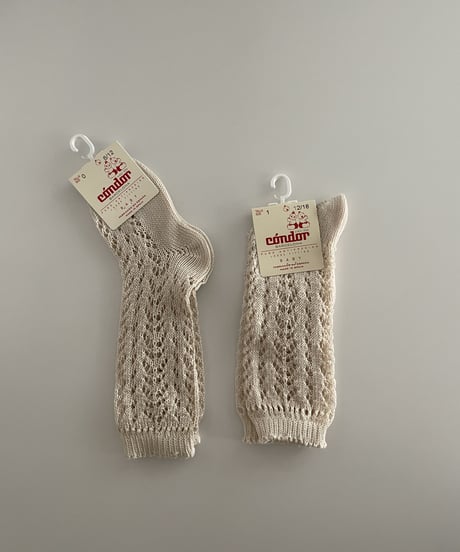 condor - (304) PERLE OPENWORK KNEE HIGH SOCKS