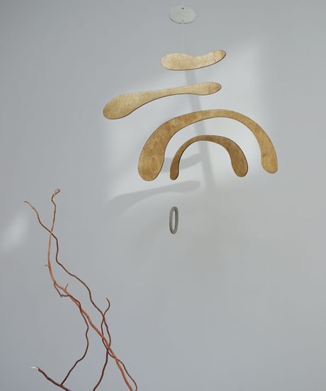 【予約販売商品】Kinetic Levi - Lily Plywood hanging kinetic mobile