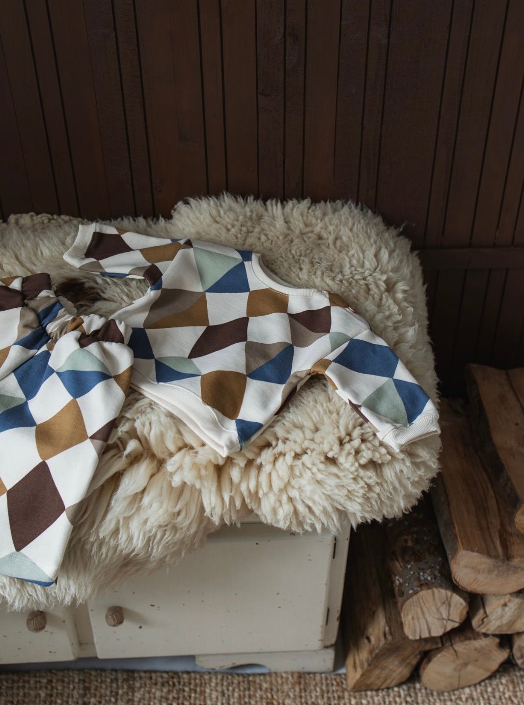 organic zoo - Kite Patchwork Sweatshirt Undyed