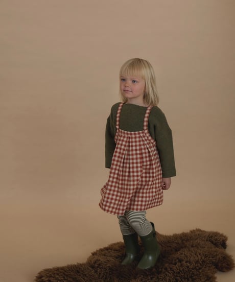 organic zoo - Paprika Gingham Tribe Skirt