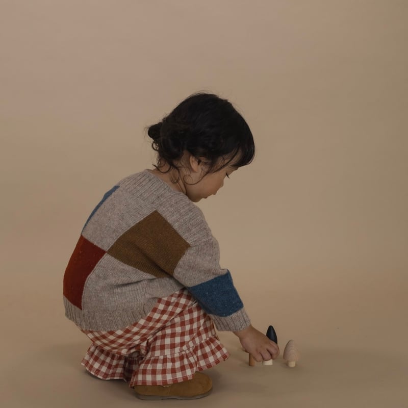 organic zoo - Paprika Gingham Frill Culottes |