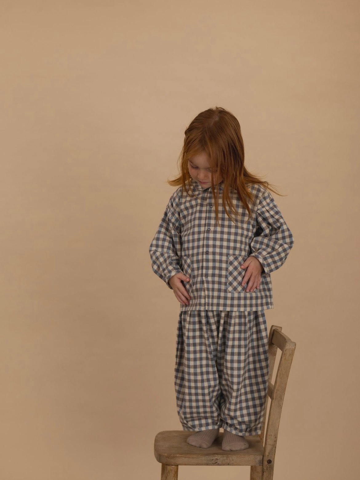 organic zoo - Shoreline Gingham Lodge Pants | U