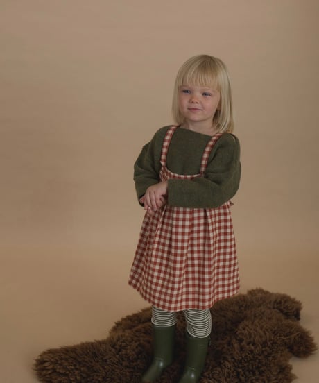 organic zoo - Paprika Gingham Tribe Skirt