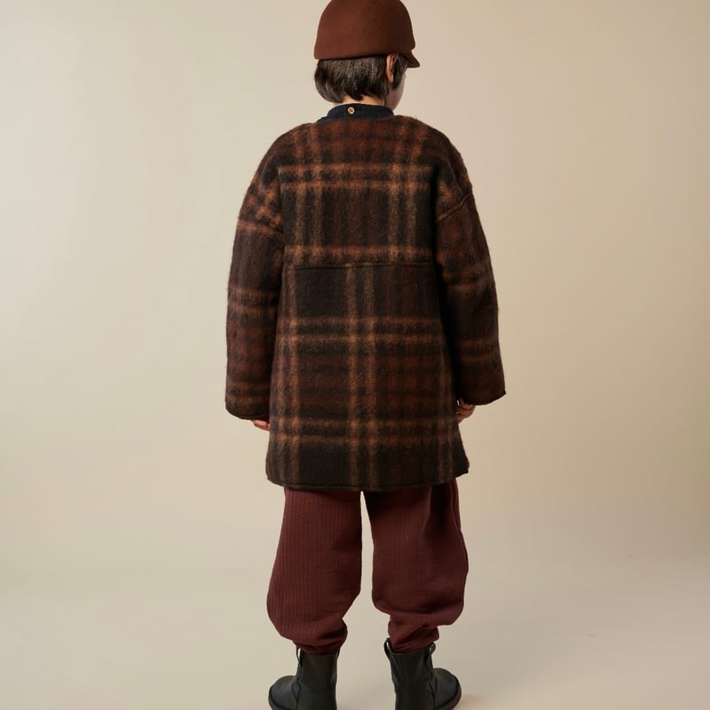 値下げ中！新品タグ付き⭐︎HELLOLUPO kimono coat 4-5y HELLO LUPO - Kimono Coat - Chestnut | UANDEL