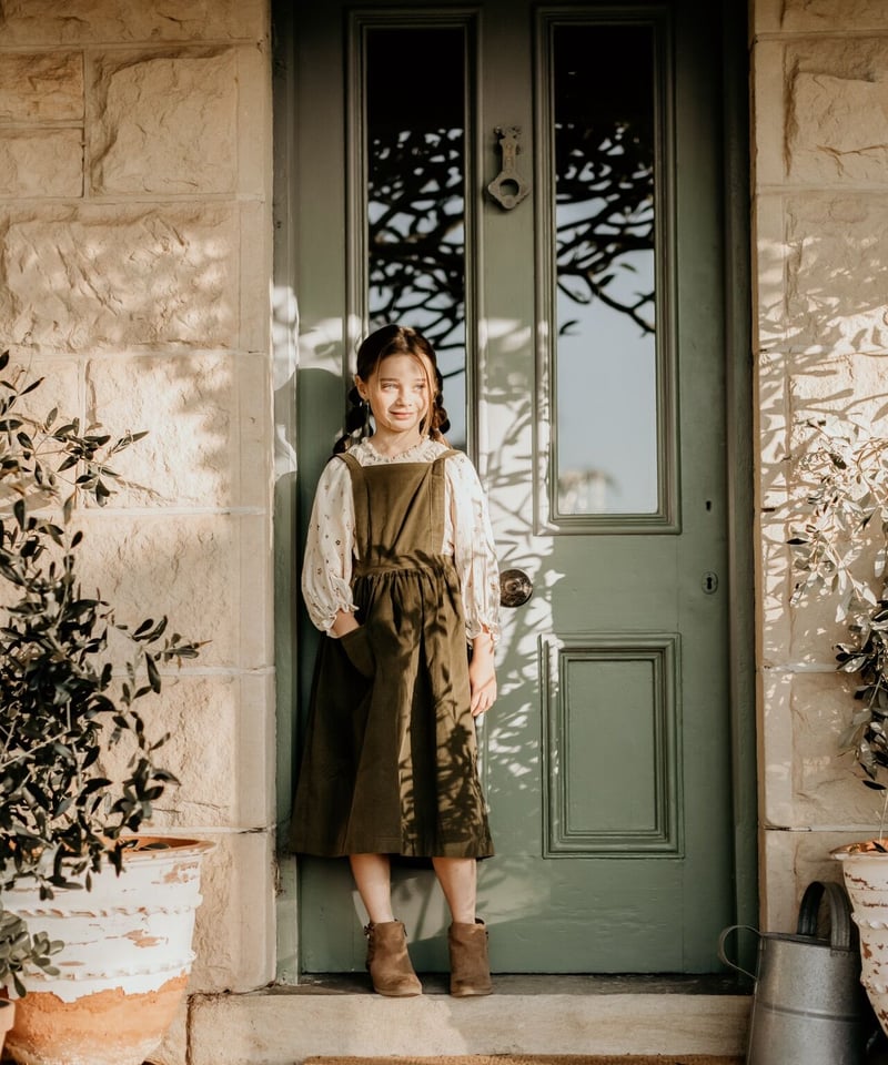son and daughter - LUNA PINAFORE DRESS | UANDEL