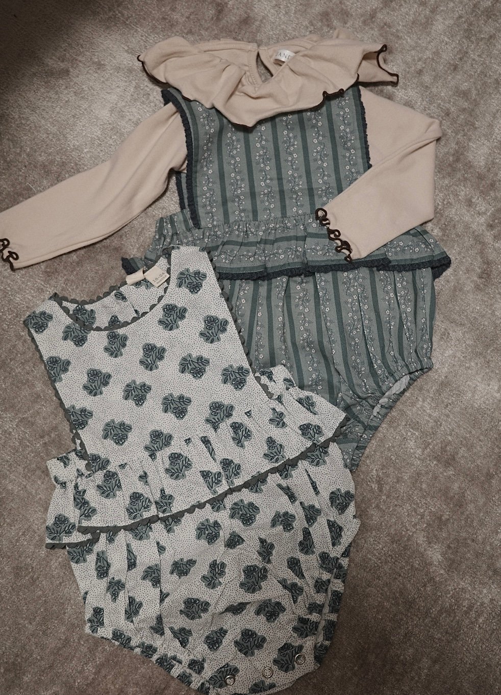 Little Cotton Clothes - Frilly Bridget Romper -