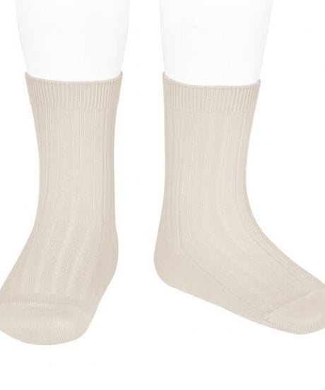 condor - (304)WIDE-RIBBED COTTON SHORT SOCKS(3−4y)送料無料