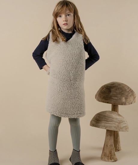 【予約販売商品】HELLO LUPO - Apron Skirt  (Bianco)