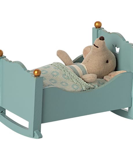 【予約販売商品】Maileg - Cradle/baby mouse ( 赤ちゃんネズミのベッド )