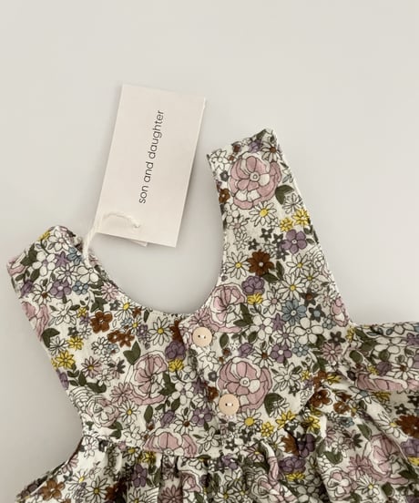 son and daughter - LEILA FLORAL ROMPER