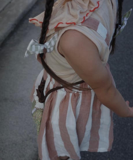 organic zoo - Sienna Stripes Apron Skirt