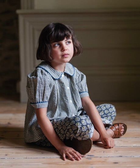 Little Cotton Clothes - Gabriella Blouse Rustic Check