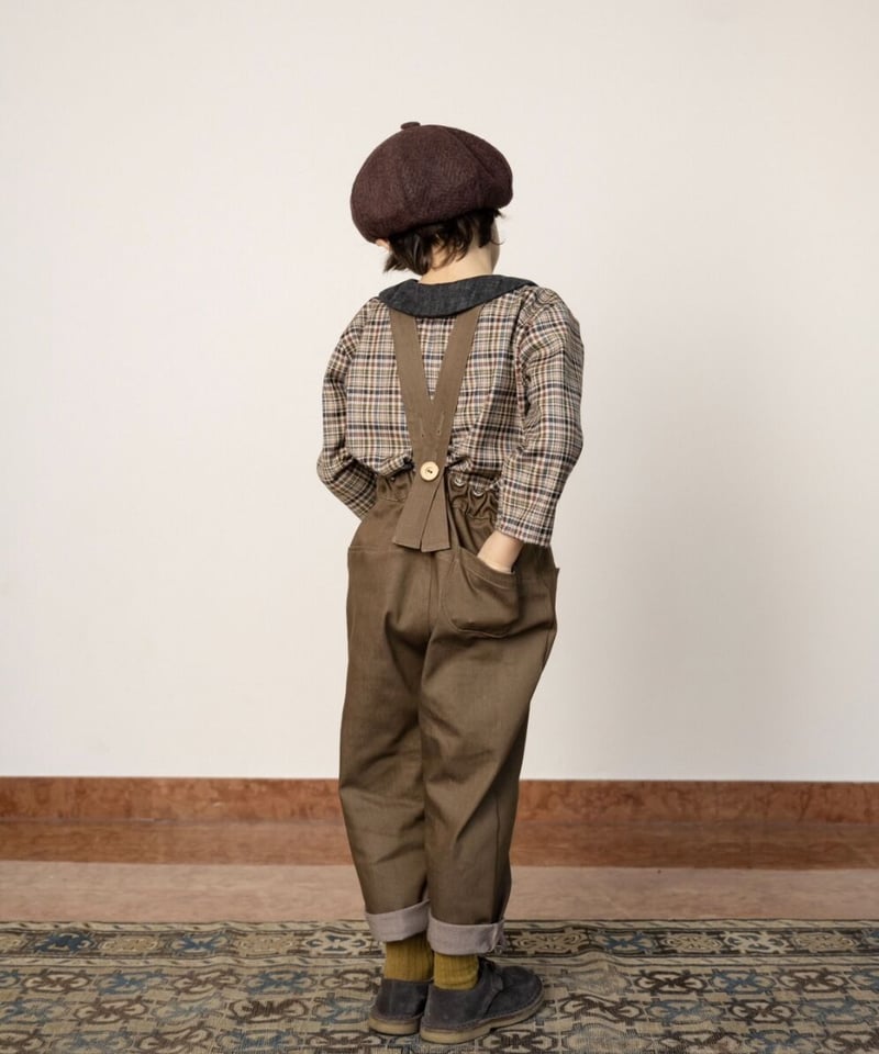 HELLO LUPO - Lupo Jeans / brown denim (18m〜5y s HELLO LUPO - Lupo Jeans / brown denim (18m〜5y s