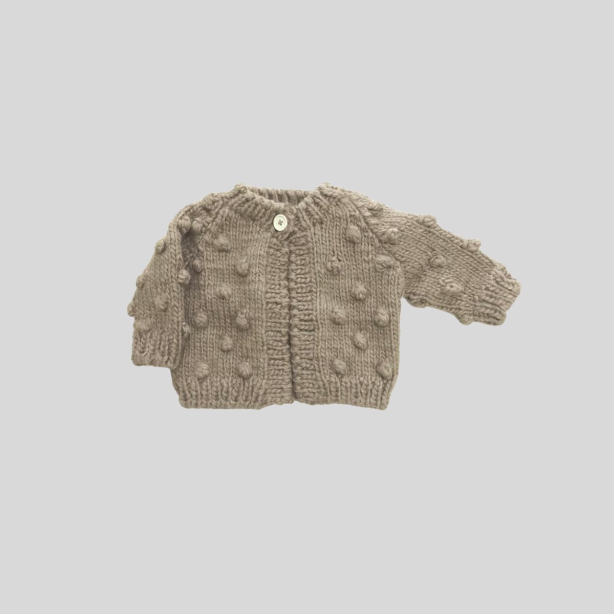 THE BLUEBERRY HILL - Popcorn Cardigan Flax | U