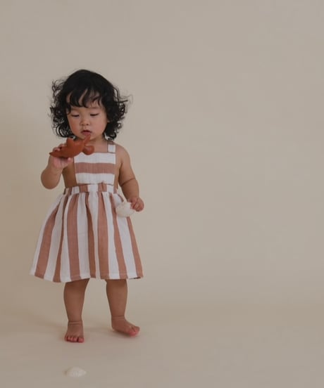 organic zoo - Sienna Stripes Apron Skirt