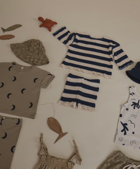 organic zoo -  Sailor Stripes Knitted Shorts