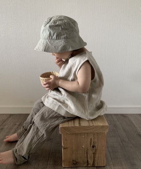 son and daughter - MARU LINEN TOP