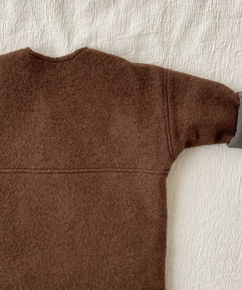 HELLO LUPO - Lupo Kimono Coat / brown (18m〜5y s