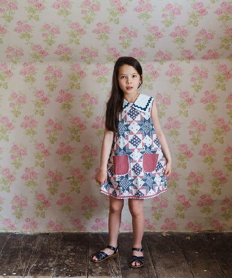 Little Cotton Clothes - Hannah Dress Patchwork Floral