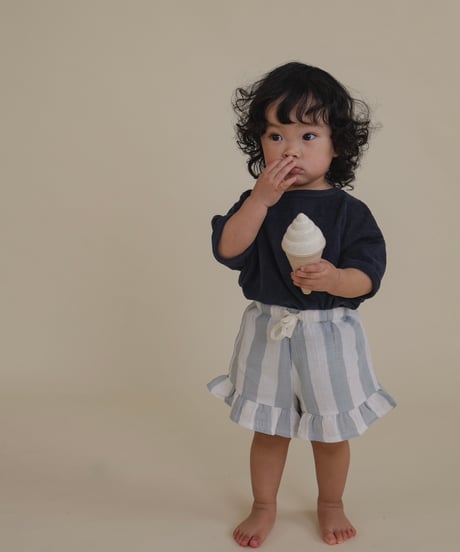 organic zoo -  Sardine Stripes Frill Shorts