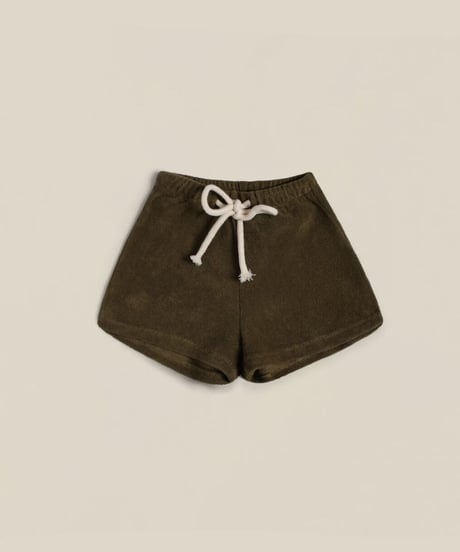 organic zoo - Olive Terry Rope Shorts 送料無料