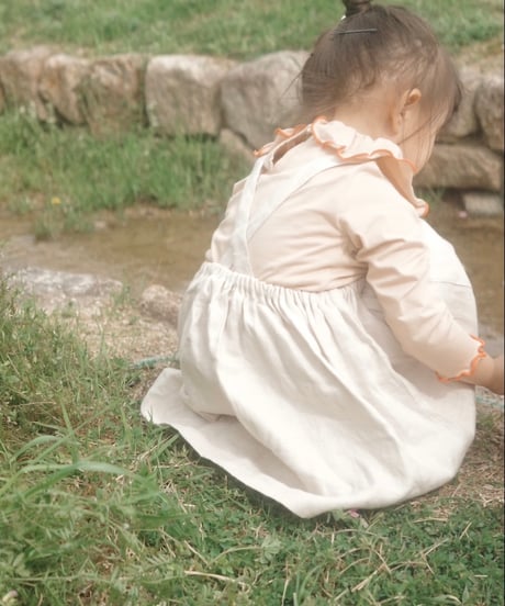 organic zoo - Ceramic White Maker Crossback Skirt送料無料