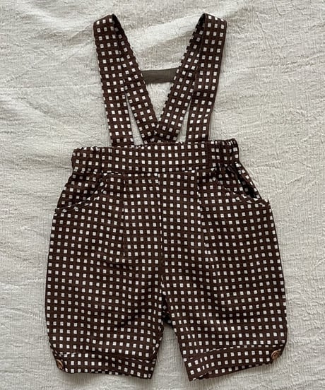 HELLO LUPO - Gigi Shorts (Chocolate quadri )