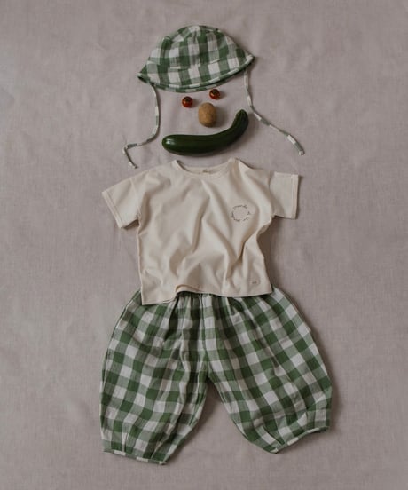 organic zoo - Dill Gingham Resort Pants