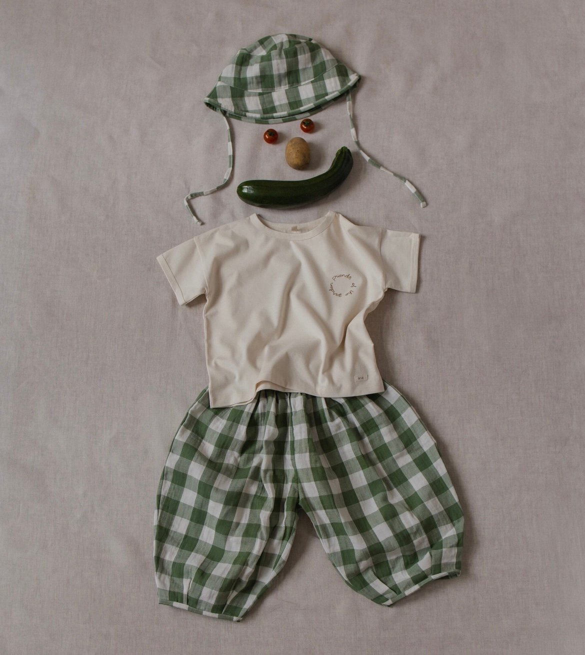 organic zoo - Dill Gingham Resort Pants | UANDEL