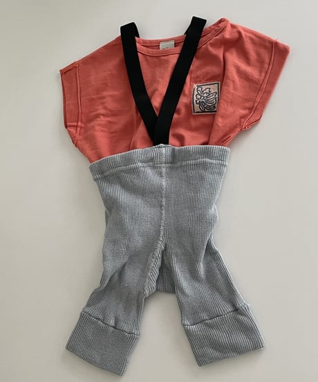 mile - suspender shorts (grey)