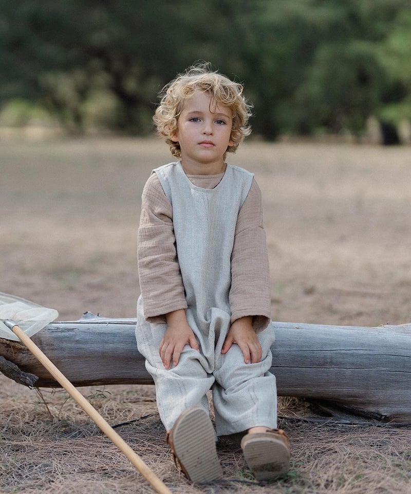 son and daughter リネンセットアップ son and daughter - RUMI LINEN JUMPSUIT | UANDEL